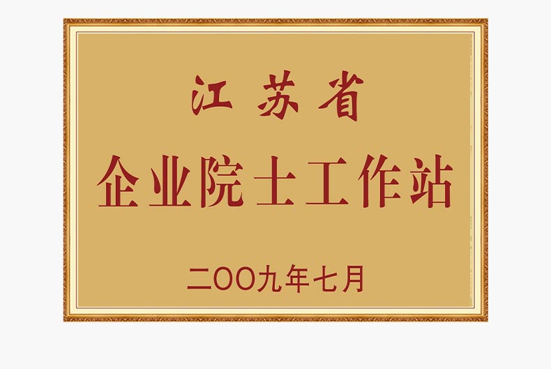 江蘇省企業(yè)院士工作站